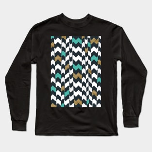 Chevron Pieces Long Sleeve T-Shirt